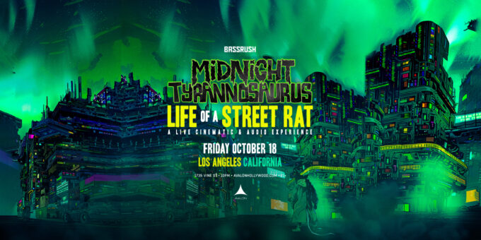 Midnight Tyrannosaurus Event Flyer