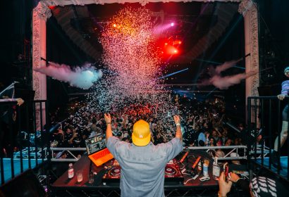 DJ djing at Gasolina at Avalon Hollywood in Hollywood, CA