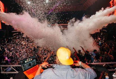 DJ djing at Gasolina at Avalon Hollywood in Hollywood, CA