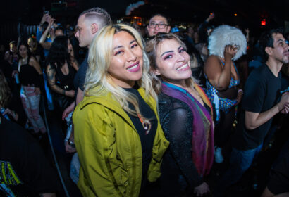 Guests posing at Laidback Luke at Avalon Hollywood in Hollywood, CA