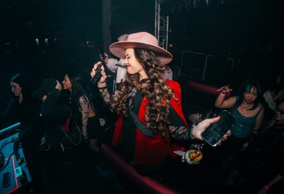 Jenn posing at San Holo at Avalon Hollywood in Hollywood, CA