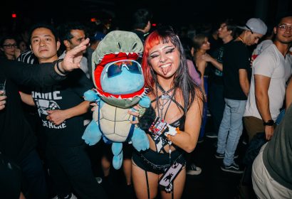 Guests posing at Feels So Close at Avalon Hollywood in Hollywood, CA