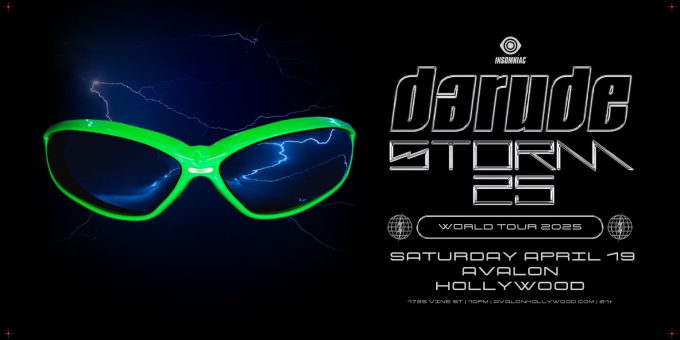 Darude at Avalon in Hollywood Nightclub Event Flyer April 19