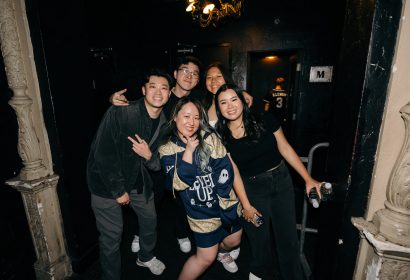 Guests posing at Level up at Avalon Hollywood in Hollywood, CA