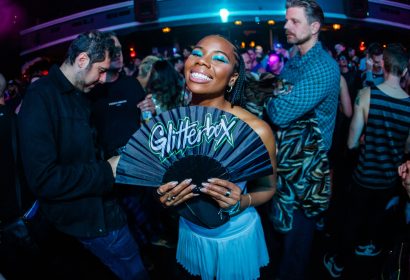 Guests posing at Glitterbox at Avalon Hollywood in Hollywood, CA