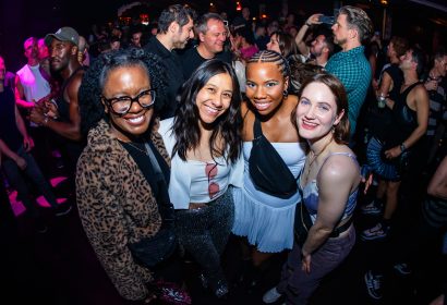 Guests posing at Glitterbox at Avalon Hollywood in Hollywood, CA