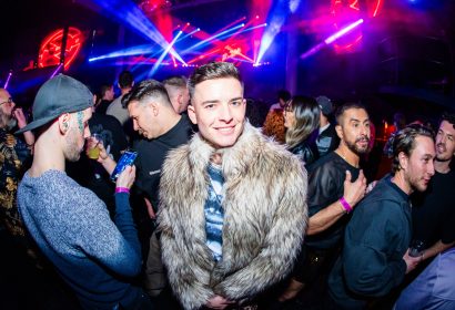 Guests posing at Glitterbox at Avalon Hollywood in Hollywood, CA