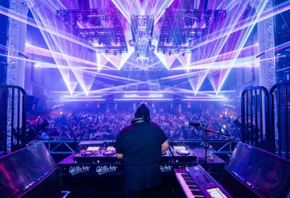 DJ djing at Glitterbox at Avalon Hollywood in Hollywood, CA