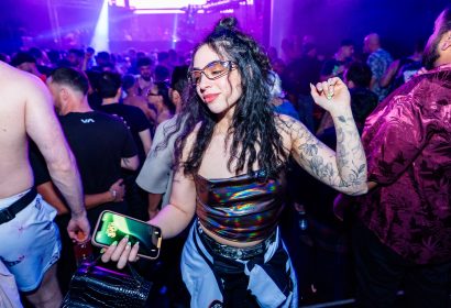 Guests posing at Glitterbox at Avalon Hollywood in Hollywood, CA