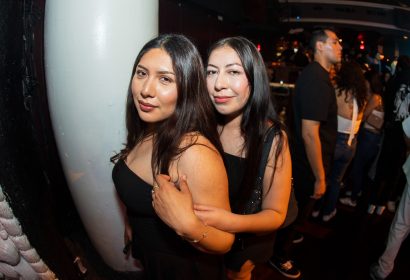Guests posing at Gasolina at Avalon Hollywood in Hollywood, CA