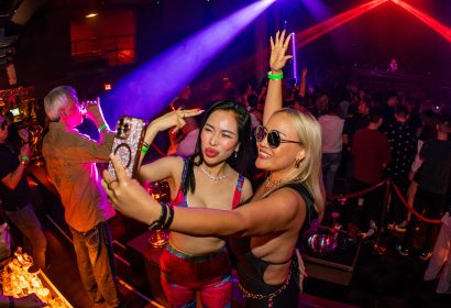 Guests posing at Ferry Corsten at Avalon Hollywood in Hollywood, CA