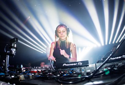 Mary Q djing at Ferry Corsten at Avalon Hollywood in Hollywood, CA