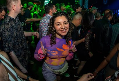Guests posing at Ferry Corsten at Avalon Hollywood in Hollywood, CA
