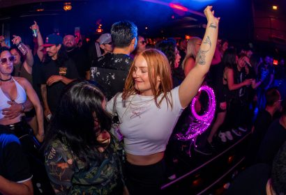 Guests posing at Ferry Corsten at Avalon Hollywood in Hollywood, CA
