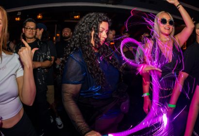 Guests posing at Ferry Corsten at Avalon Hollywood in Hollywood, CA