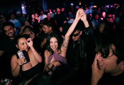 Guests posing at Gasolina at Avalon Hollywood