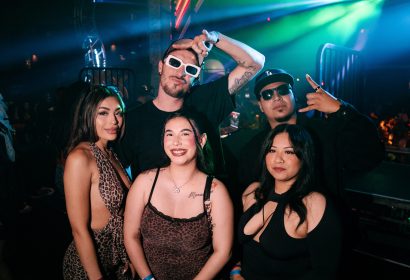 Guests posing at Gasolina at Avalon Hollywood