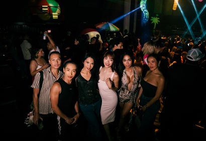 Guests posing at Gasolina at Avalon Hollywood