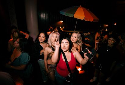Guests posing at Gasolina at Avalon Hollywood