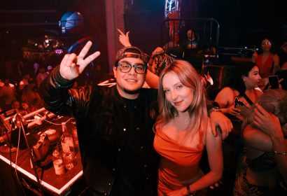 Guests posing at Gasolina at Avalon Hollywood
