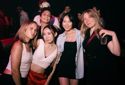Guests posing at Gasolina at Avalon Hollywood