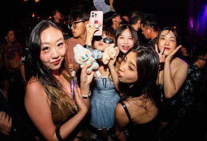 Guests posing at PhaseOne at Avalon Hollywood