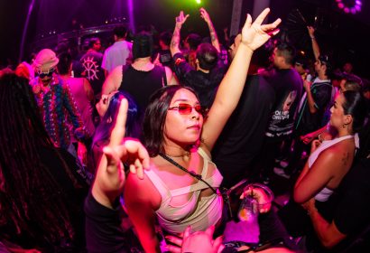 Guests posing at PhaseOne at Avalon Hollywood