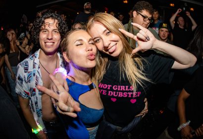 Guests posing at PhaseOne at Avalon Hollywood