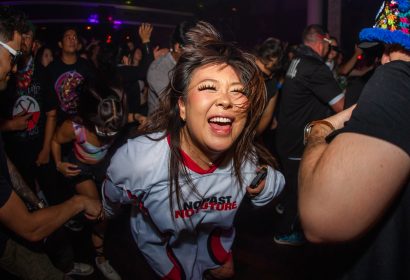 Guests posing at PhaseOne at Avalon Hollywood