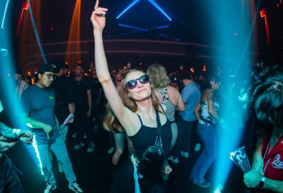 Guests posing at Mark Knight Toolroom Records at Avalon Hollywood in Hollywood, CA