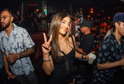 Guests posing at Mark Knight Toolroom Records at Avalon Hollywood in Hollywood, CA