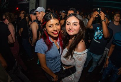 Guests posing at Mark Knight Toolroom Records at Avalon Hollywood in Hollywood, CA