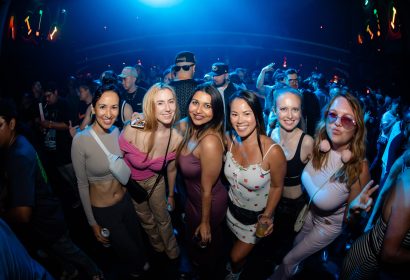 Guests posing at Mark Knight Toolroom Records at Avalon Hollywood in Hollywood, CA