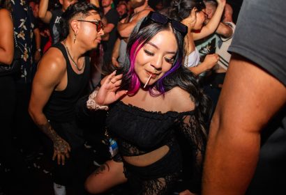 Guests posing at Mark Knight Toolroom Records at Avalon Hollywood in Hollywood, CA