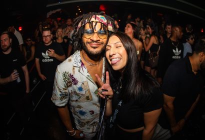 Guests posing at Mark Knight Toolroom Records at Avalon Hollywood in Hollywood, CA