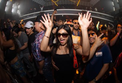 Guests posing at Mark Knight Toolroom Records at Avalon Hollywood in Hollywood, CA