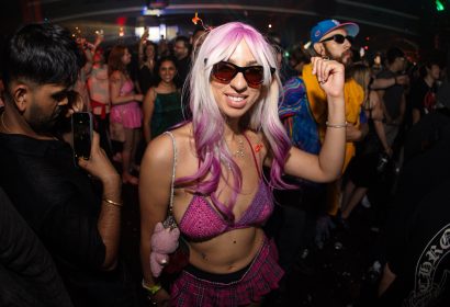 Guests posing at Mark Knight Toolroom Records at Avalon Hollywood in Hollywood, CA