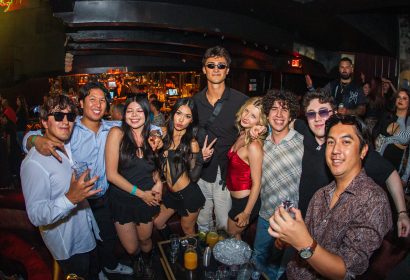Guests posing at Space Laces at Avalon Hollywood in Hollywood, CA