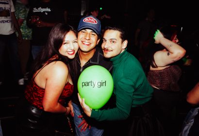 Guests posing at Party Girl at Avalon Hollywood in Hollywood, CA