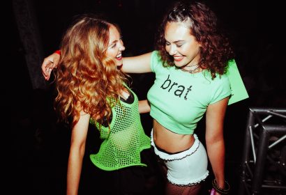 Guests posing at Party Girl at Avalon Hollywood in Hollywood, CA