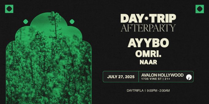 Ayybo at Avalon Hollywood in LA Nightclub Event Flyer July 27