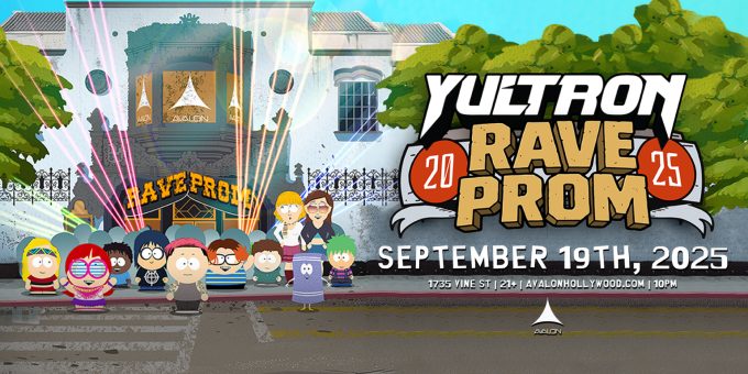 Yultron at Avalon Hollywood in LA Nightclub Event Flyer Sept 19
