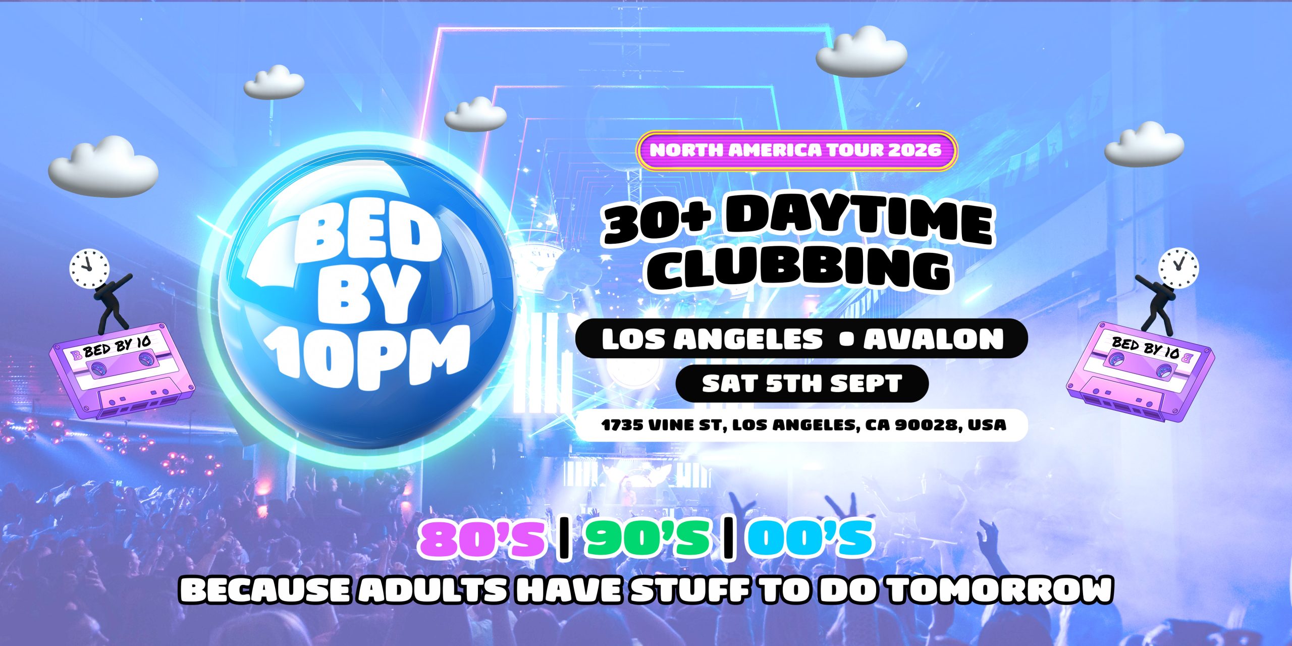 Bed By 10 | Nightclub Near Me | Discover EDM in LA | Avalon Hollywood