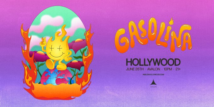 gasolina at Avalon Hollywood in LA Nightclub Event Flyer june 26